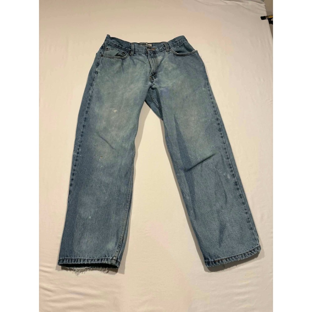 Signature by Levi Strauss & Co Mens Relaxed Fit Light Wash Jeans 34x32 Blue